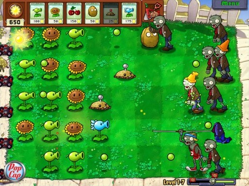 Plants vs. Zombies - Цените мозги!